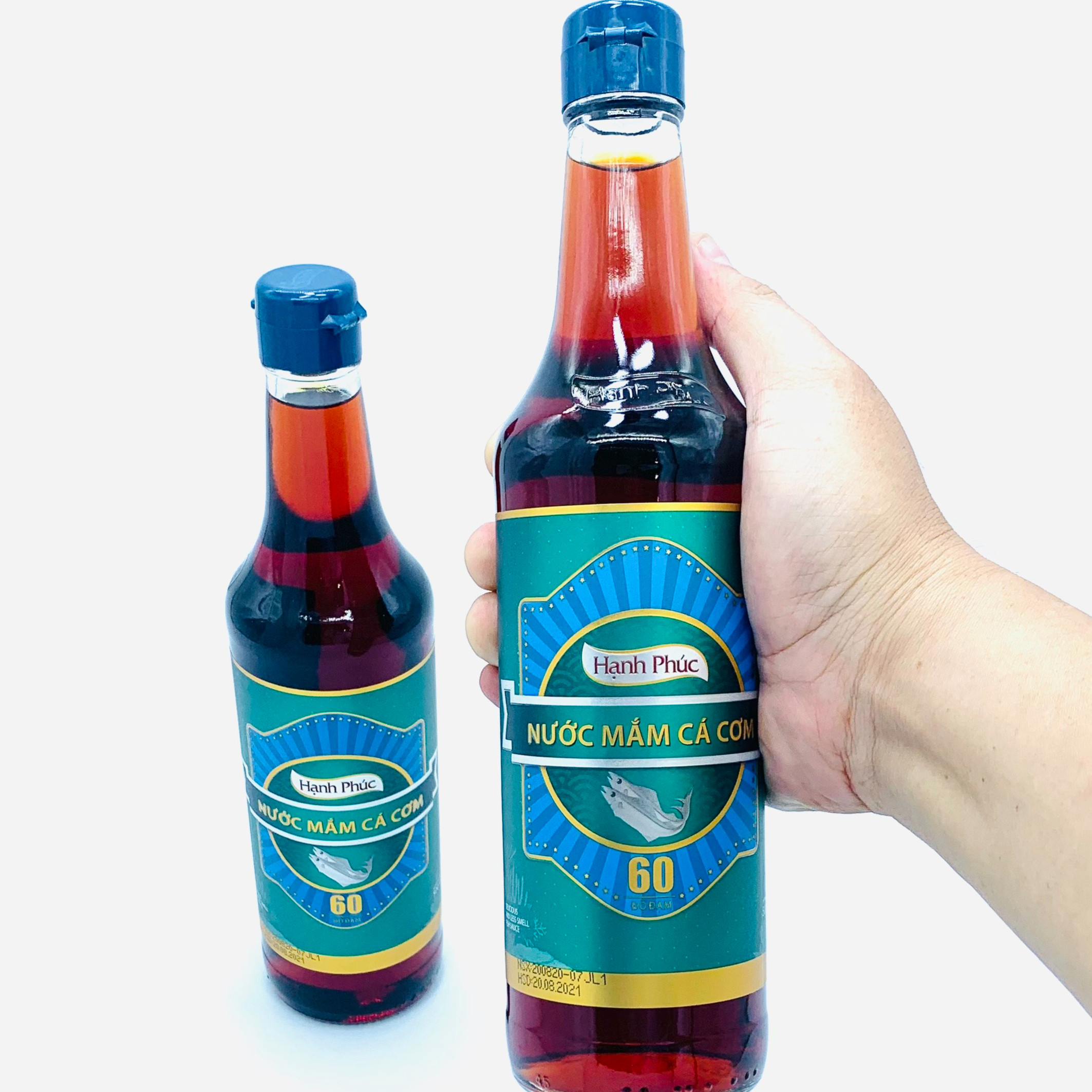 Combo 2 Chai Nước Mắm Hạnh Phúc 60 độ đạm chai 500ml