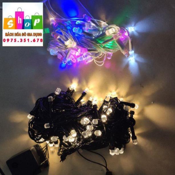 Dây đèn LED trang trí nháy chớp 5m/10m LED bóng kim cương, ánh sáng lung linh