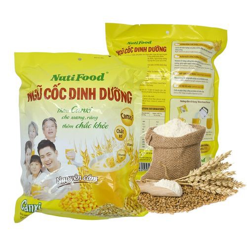 NGŨ CỐC DINH DƯỠNG NUTIFOOD CANXI 500GRAM (3 TÚI),Sản Phẩm Dinh Dưỡng Bổ Sung Canxi Cho Xương,Răng Chắc Khỏe