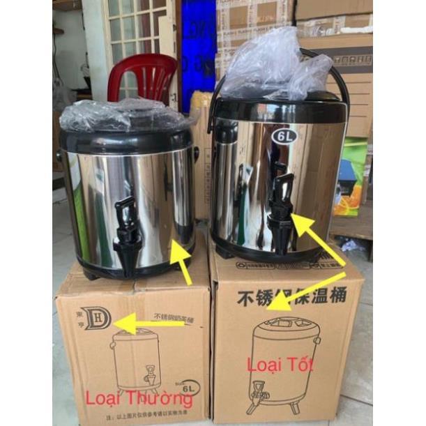 Bình ủ trà sữa nóng lạnh i nốc dầy các cỡ 6 lít 8 lit 10 lít 12 lít