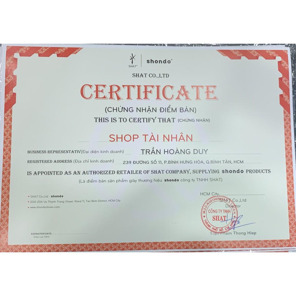 Giày Sandals SHONDO F6 Sport – F6S003-Đen Trắng