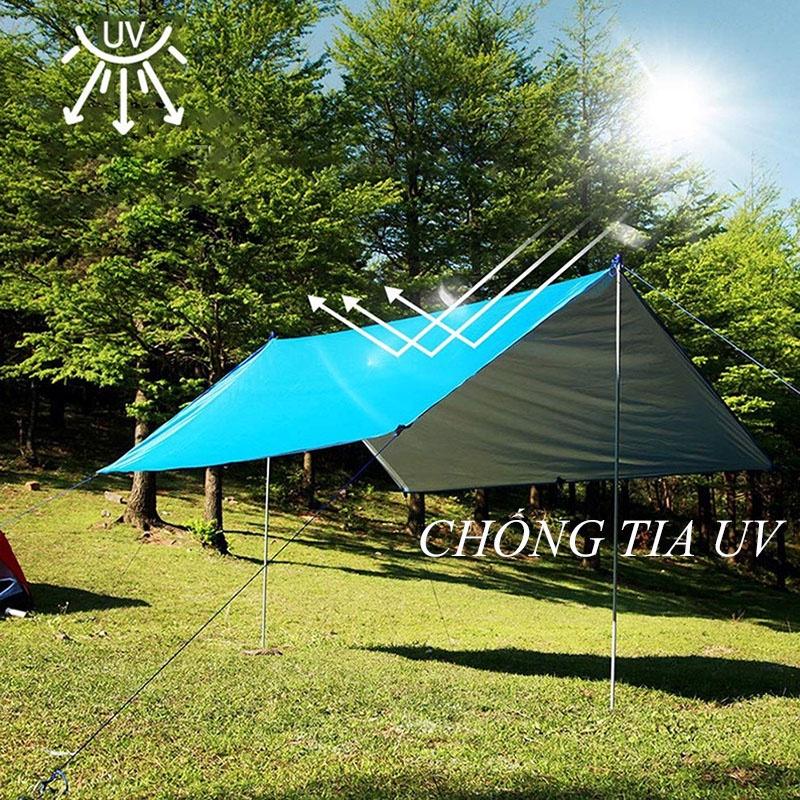 Tấm Tăng Dã Ngoại Chống Thấm, Chống Tia UV – Tăng Bạt Mái Che Vải Tốt Nhẹ Siêu Bền