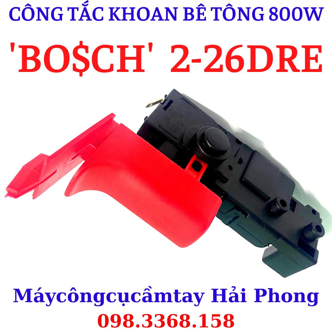 Công tắc máy khoan dùng cho 'BO.S.CH' 3 chức năng , 'ZhongTai' , 'FEG'... 6A -100V/250V -50/60Hz