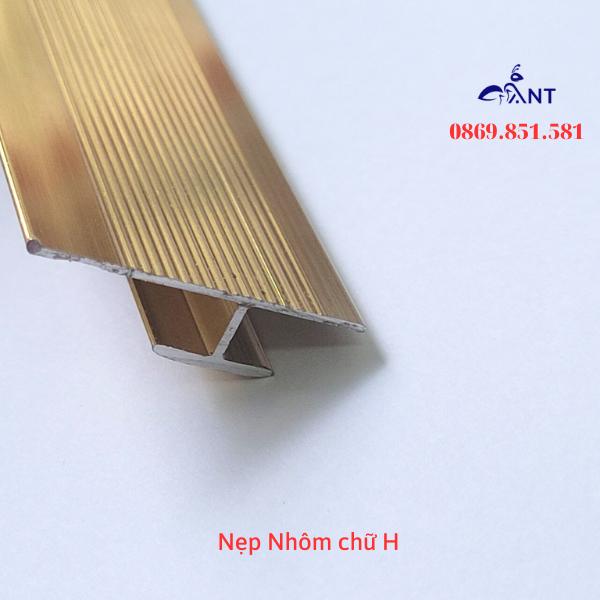 Nẹp nhôm nối sàn nhựa, nẹp nhôm chữ H, nẹp chống trơn nhôm, nẹp trang trí, Nẹp sàn gỗ, nẹp sàn, thanh dài 2m5