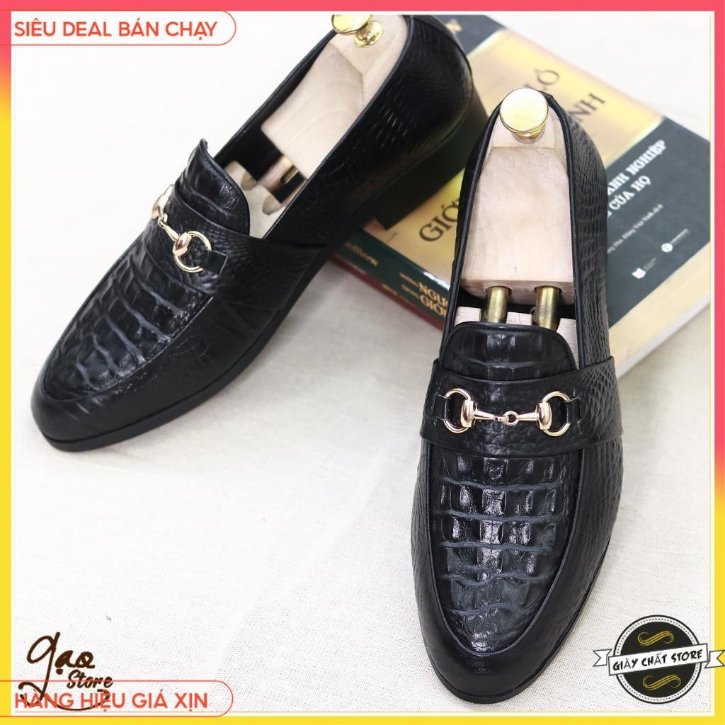 Giày Lười Nam Dập Vân Cá Sấu  Mã L180