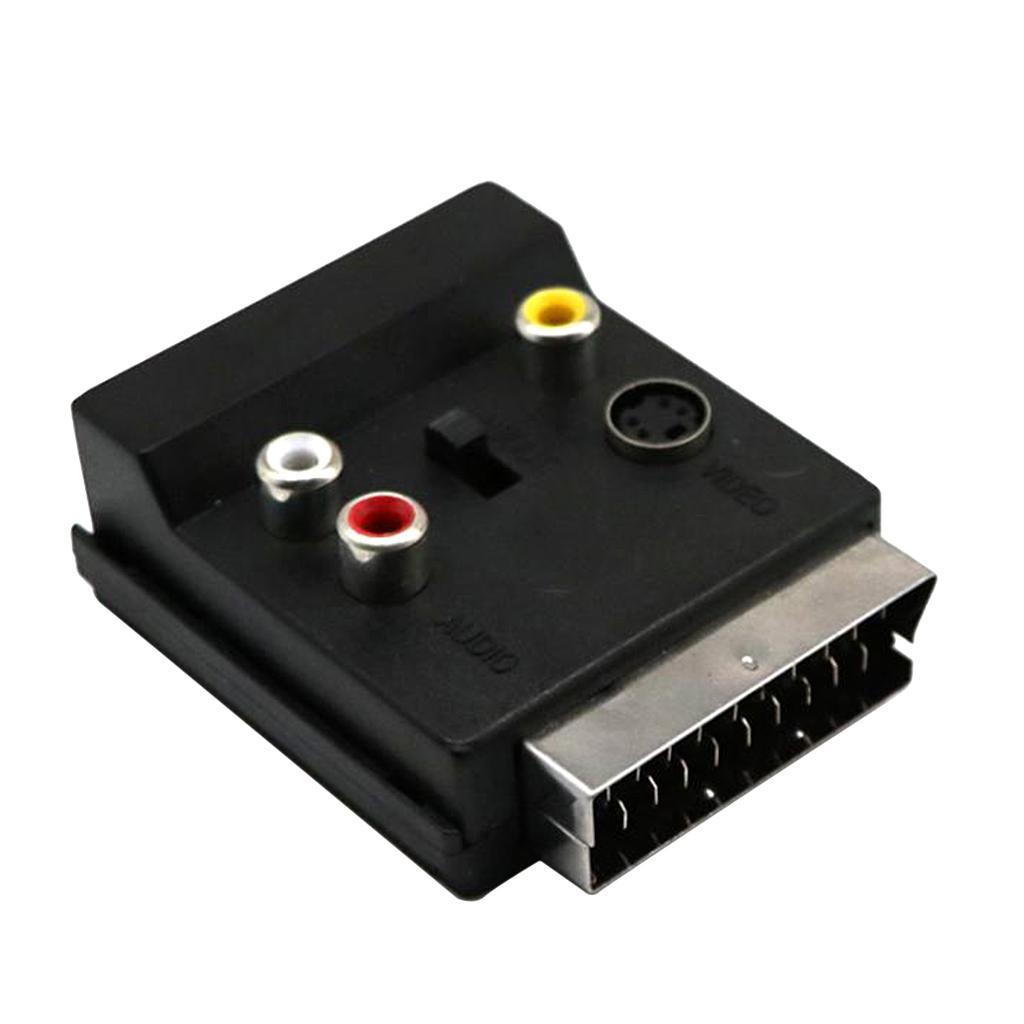 USB Male to 3 RCA + Scart to Scart S-Video 3 RCA Adaptor