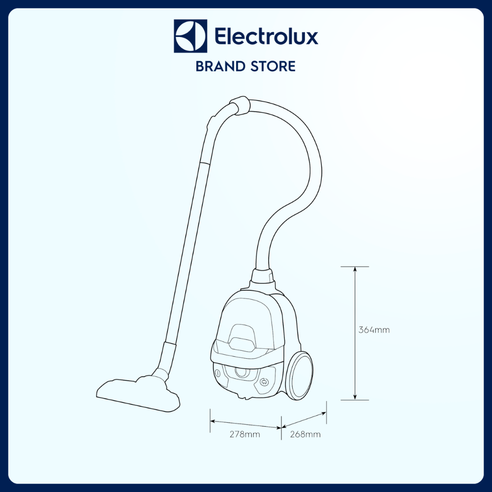 Máy hút bụi nhỏ gọn Electrolux Z1231 Hút bụi đa năng