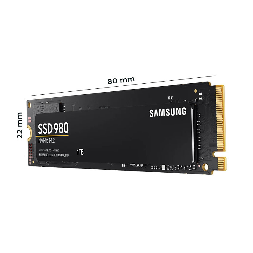 Ổ cứng M2 SSD SamSung 1TB NVMe 980 PCle Gen 3x4 - Hàng chính hãng Vĩnh Xuân phân phối