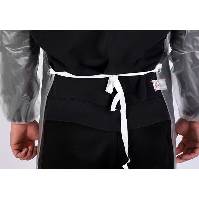 Tạp dề nhựa PVC trong suốt, tạp dề bảo hộ chống mài mòn, chống thấm nước, chống dầu