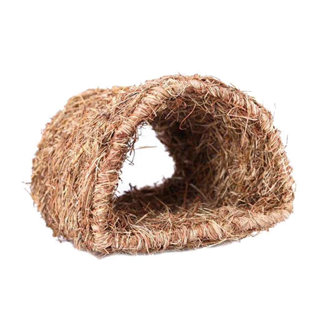 Hand-made Natural Straws Hamster Bunny Gerbil Chinchillas Rabbit Nest Cubby