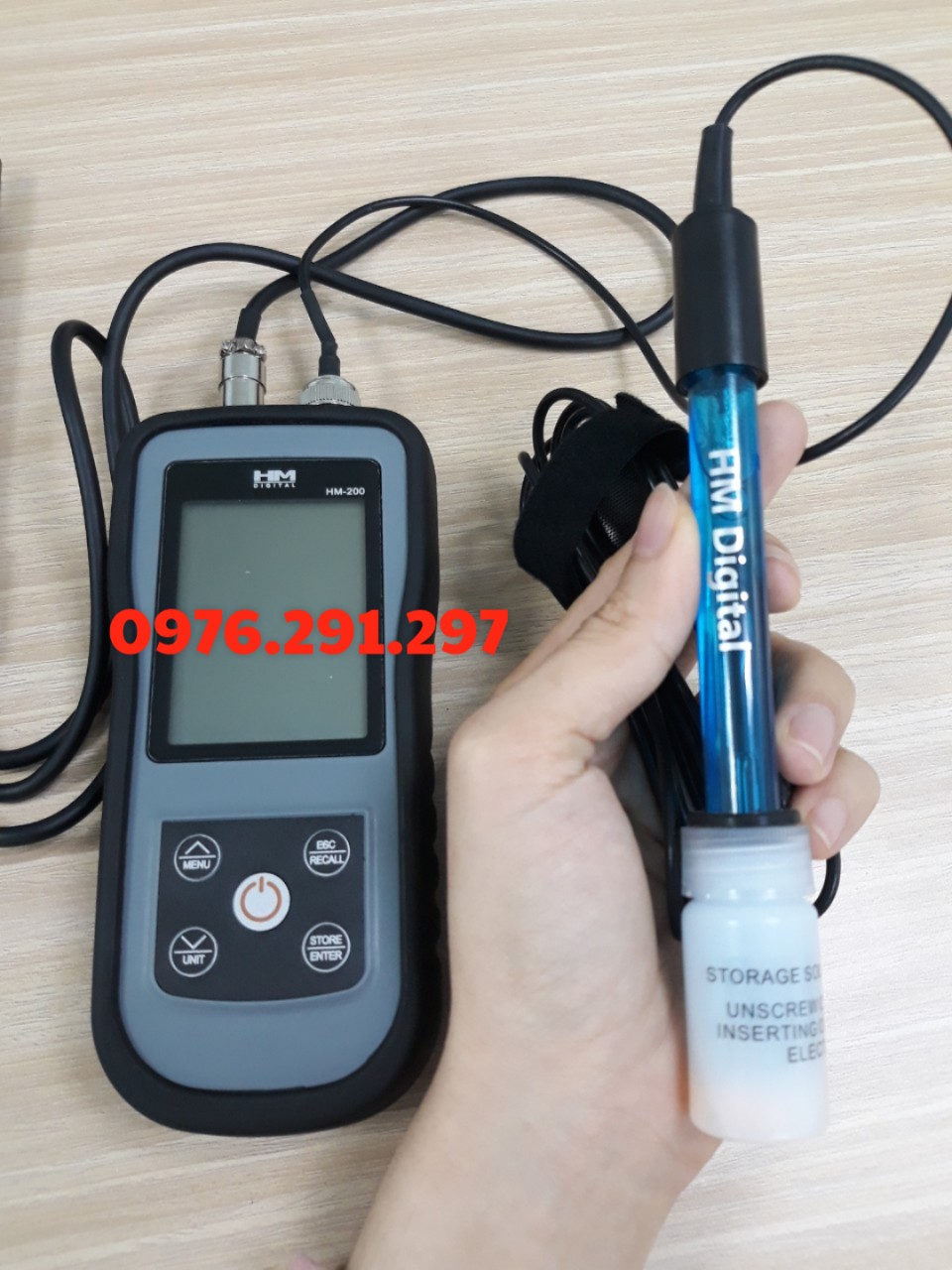 Máy đo đa chỉ tiêu PH, EC, TDS và nhiệt độ nước - HMDigital Mỹ