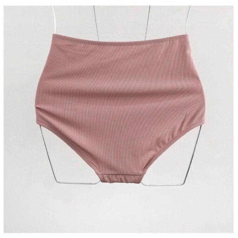 Bikini Áo Tắm Quảng Châu Cạp Cao Che Bụng Tay Bồng Bánh Bèo Thắt Nơ Ngực Nhẹ Nhàng Sexy Ulzzang Hottrend 2021