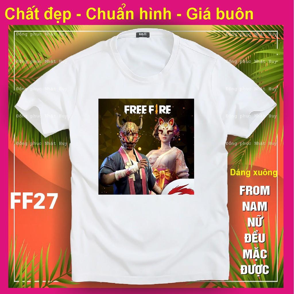 Áo thun game Free Fire FF25 ,phông bao đổi trả, chất đẹp
