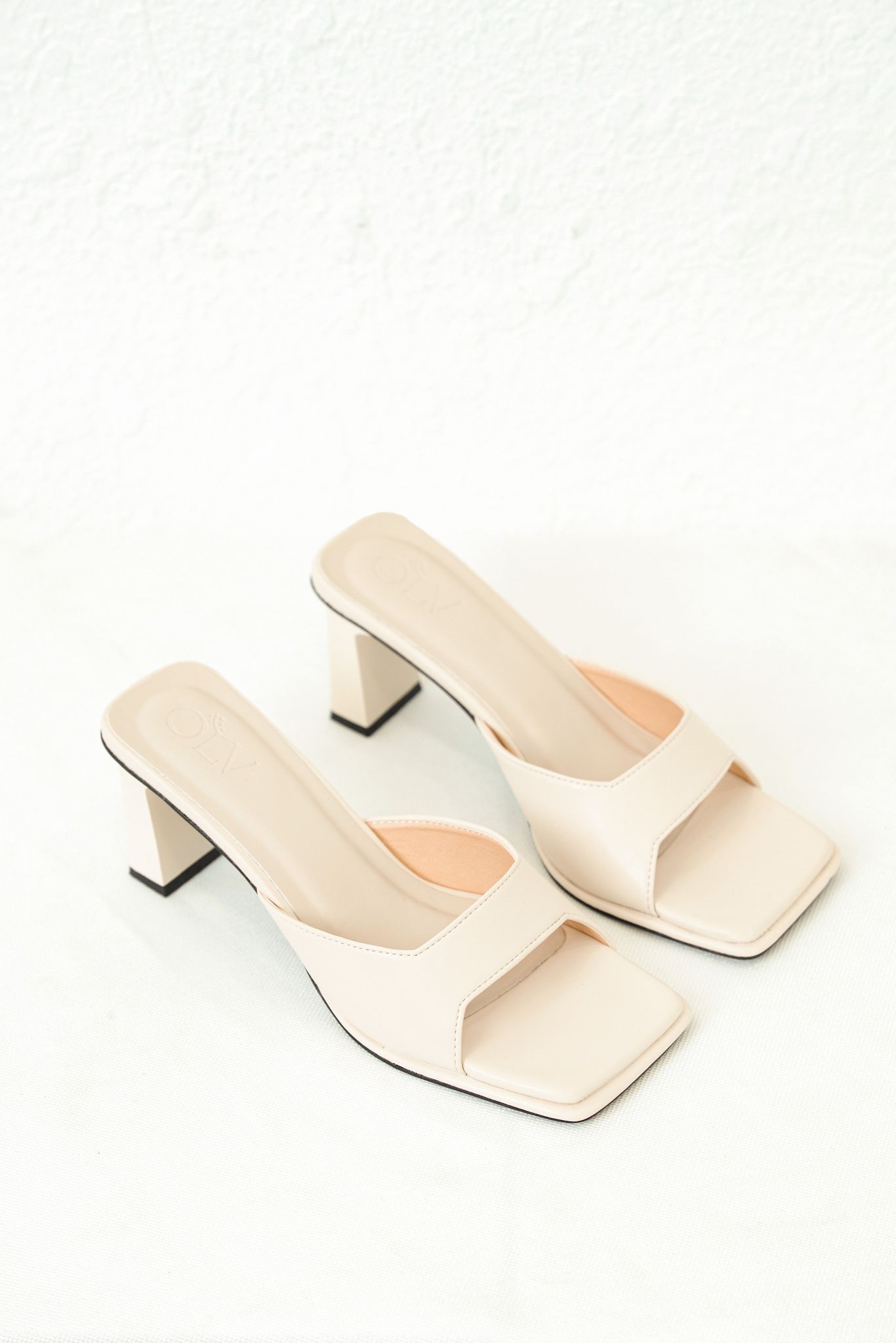 OLV - Giày Enny Beige Heels