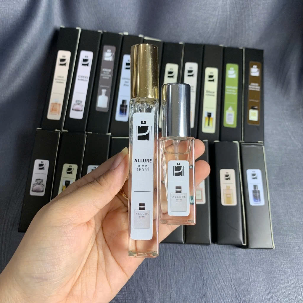 Tinh dầu nước hoa dạng xịt 5ml &amp; 10ml Allure Sport Cha..nel (mùi nam) mạnh mẽ, thể thao