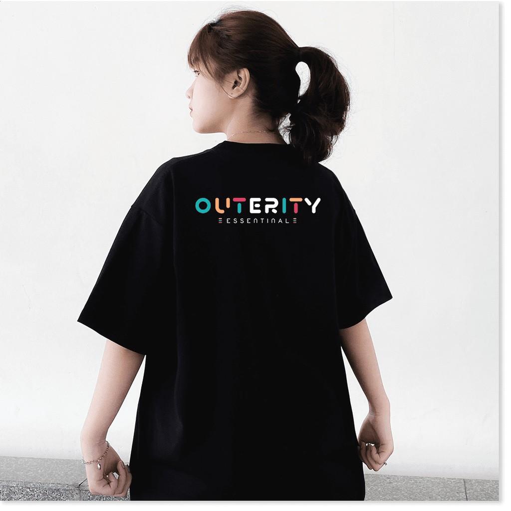 Áo Thun Nam Nữ OUTERITY Rainbow Unisex - Kiểu áo phông form rộng có regular và tay lỡ Ulzzang Nelly - Leevin Store