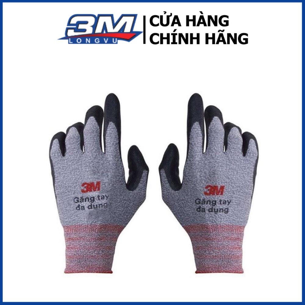 Găng tay đa dụng 3M GTDD - Size M Màu Xám - 3M Long Vu