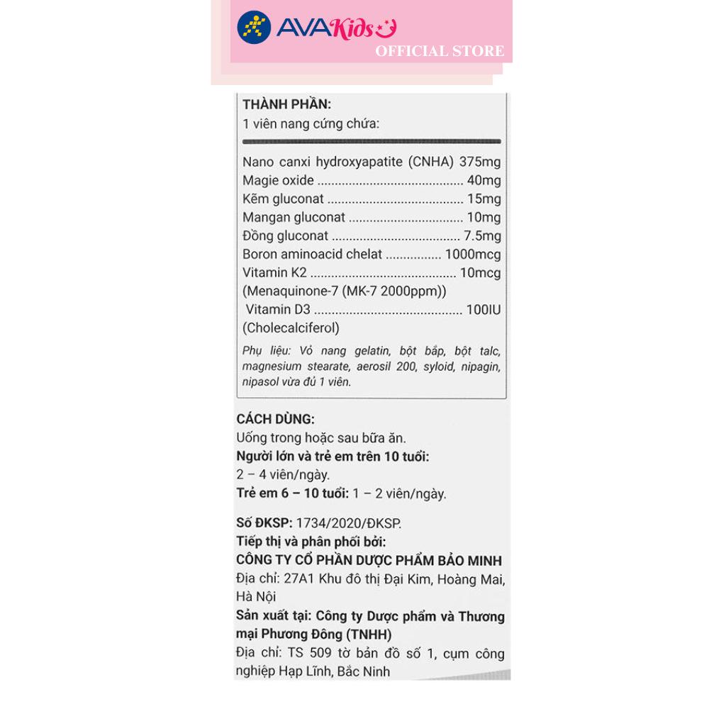 Viên uống Avisure Hi-Cal hỗ trợ xương răng chắc khỏe 60 viên (từ 6 tuổi)