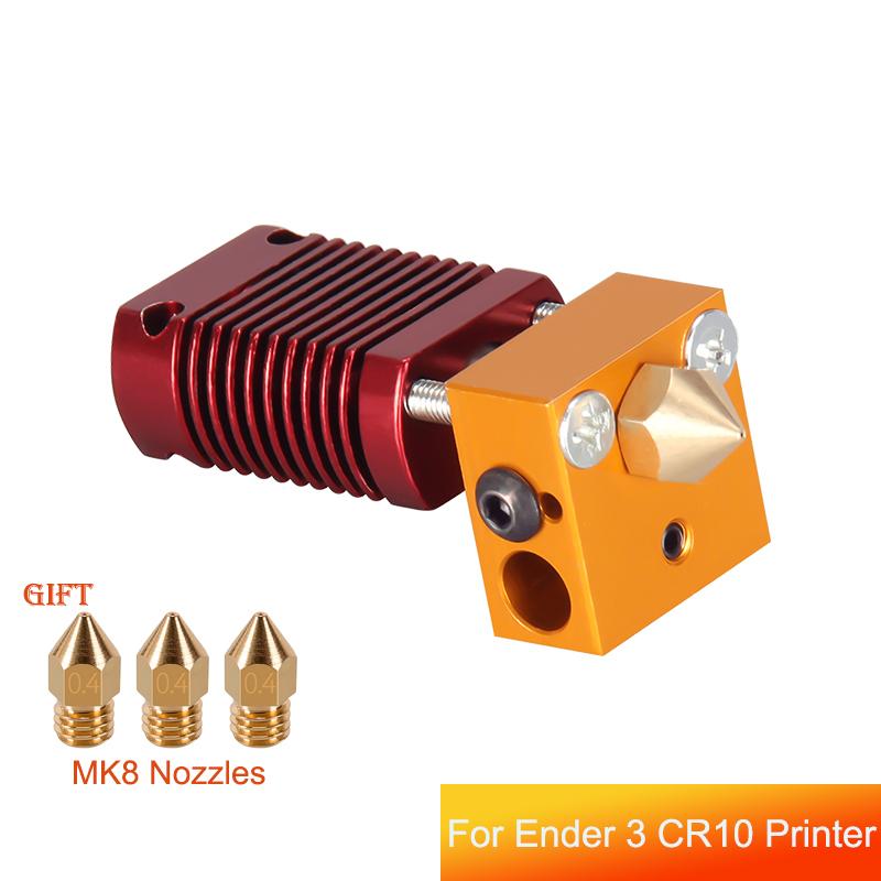 Giá Rẻ Full Kim Loại Đầu J CR10 Hotend Đùn Nóng Cấp Bộ Ender-3/5 Pro CR10 10 S Bowden Đùn Máy In 3D Phần
