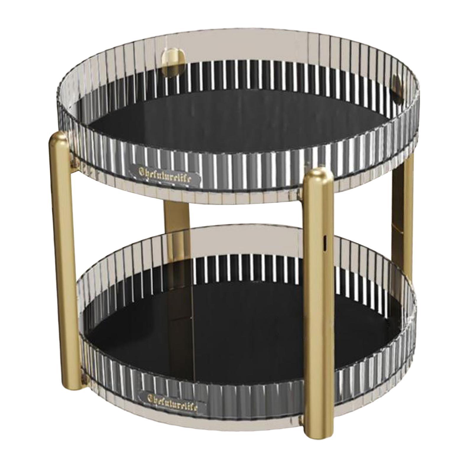 Rotating Makeup Organizer Spice Rack Cosmetic Organiser for  Table