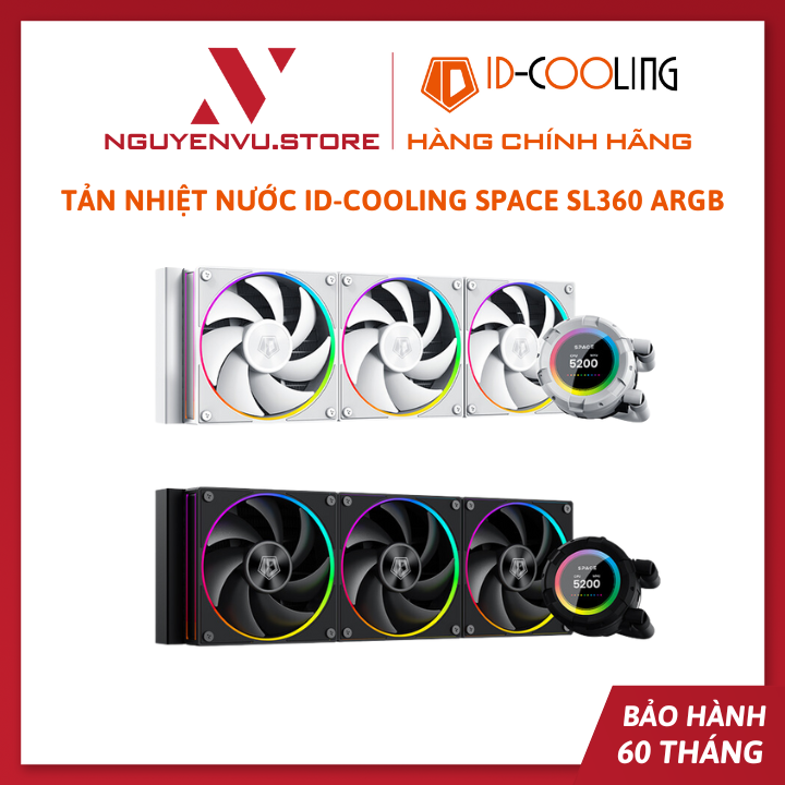 Tản Nhiệt Nước ID-COOLING Space SL360 ARGB - Hàng Chính Hãng