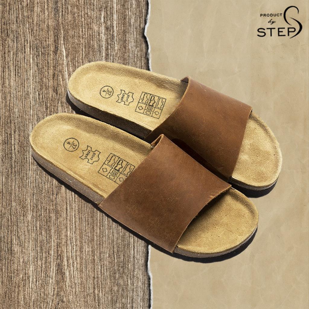 Dép đế trấu Unisex Da Quai bản ngang (Size 35-45