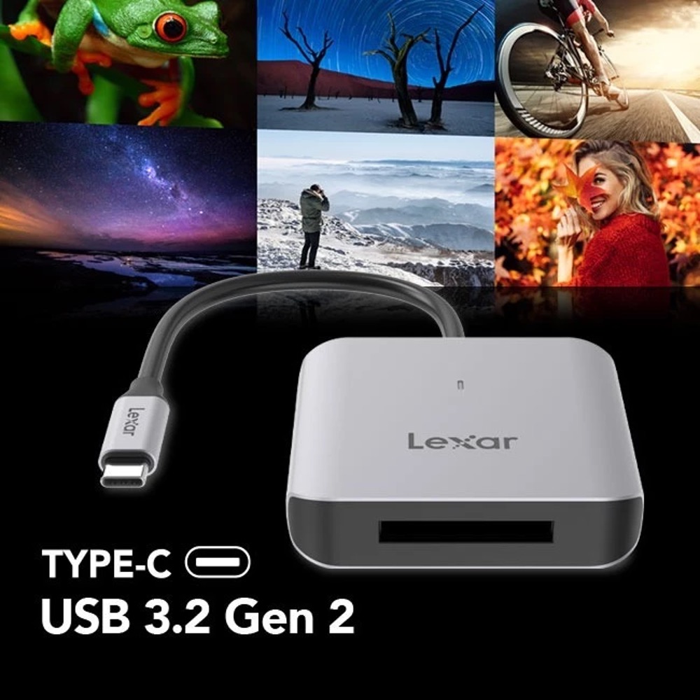 Đầu đọc thẻ nhớ Lexar CFexpress Type B USB-C 3.2 Gen 2 Reader (LRW510U-BNHNG) - Hàng chính hãng