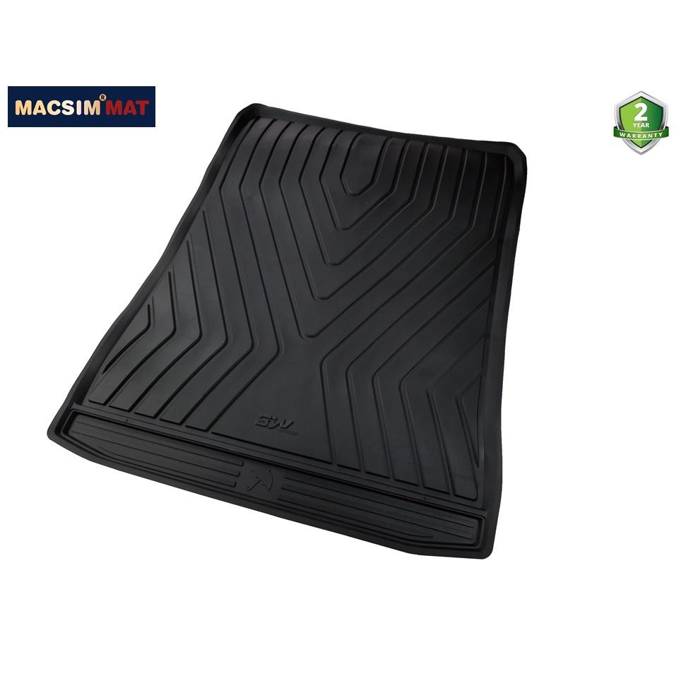 Thảm lót cốp xe ô tô BMW new 5 series 2017 nhãn hiệu Macsim 3W chất liệu TPE cao cấp màu đen