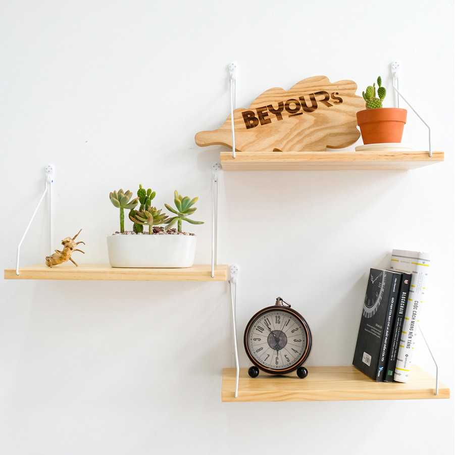 Kệ Gỗ Treo Tường BE.01 Nội Thất Kiểu Hàn Beyours