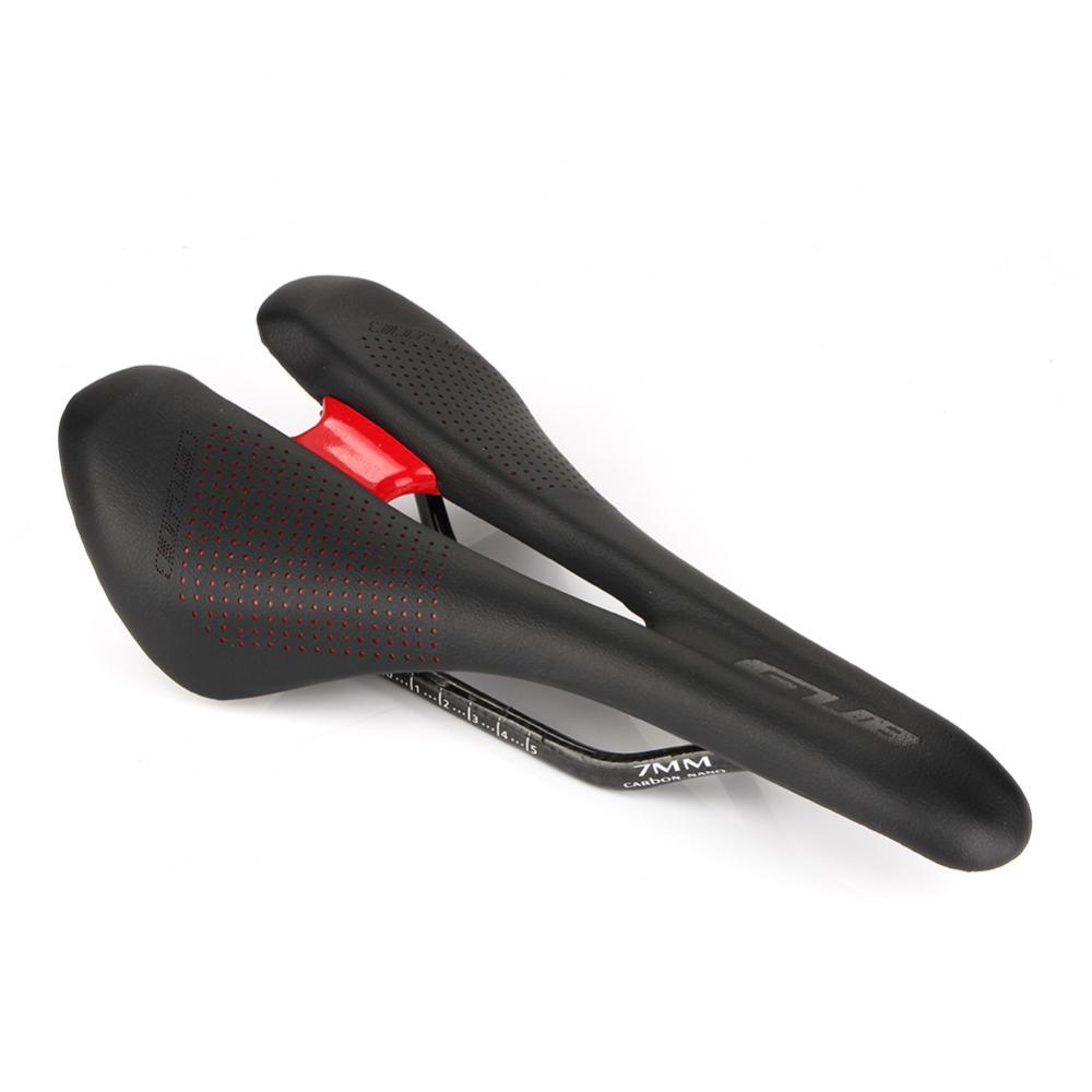 Padded Bike Saddle Comfy Lightweight Carbon Fiber Mountain Bike Bicycle Saddle Seat Universal