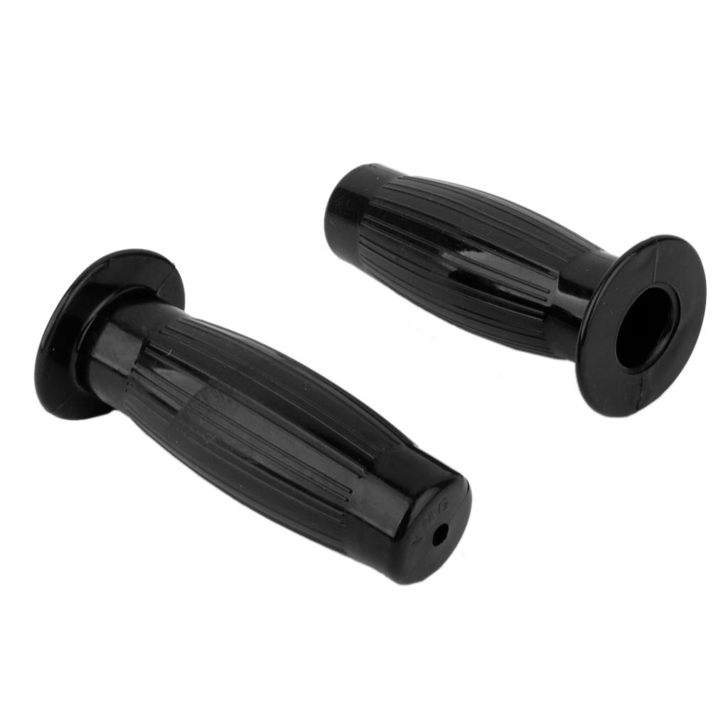 2x Universal Motorcycle Rubber GEL Hand Grips For 7/8" Handlebar Sport Bikes
