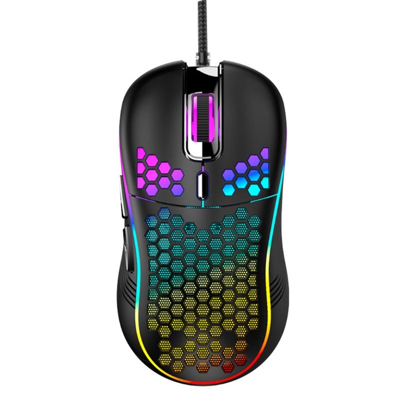 USB Cao Cấp Chuột Chơi Game Có Dây USB Dạ Quang Chuột Trò Chơi Lập Trình Macro 7200 DPI Có Dây Cảm Biến Quang Game Thủ Chuột