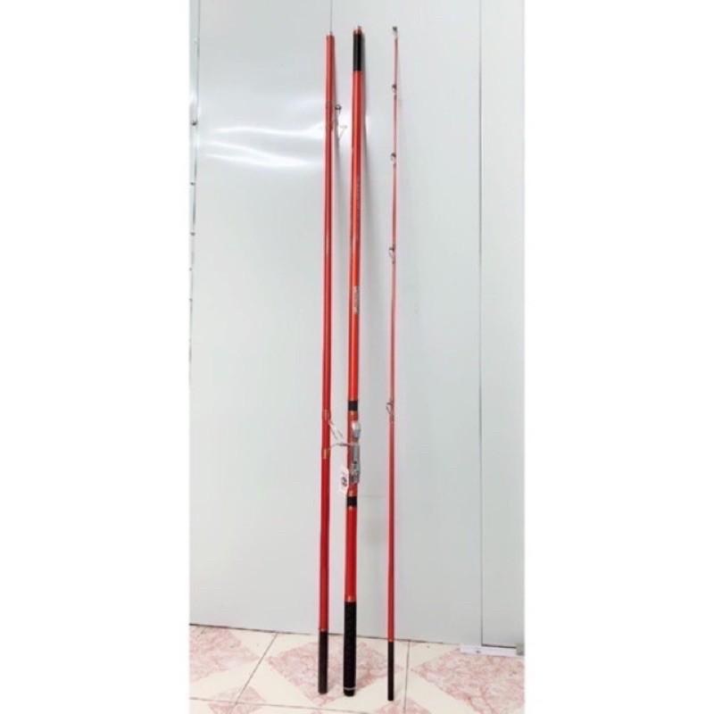 Cần câu 3 khúc dài 4m2 khuyên fuji pát đã hạ cách gốc 40cm cần câu tải cá 30kg cần cực khoẻ y hình