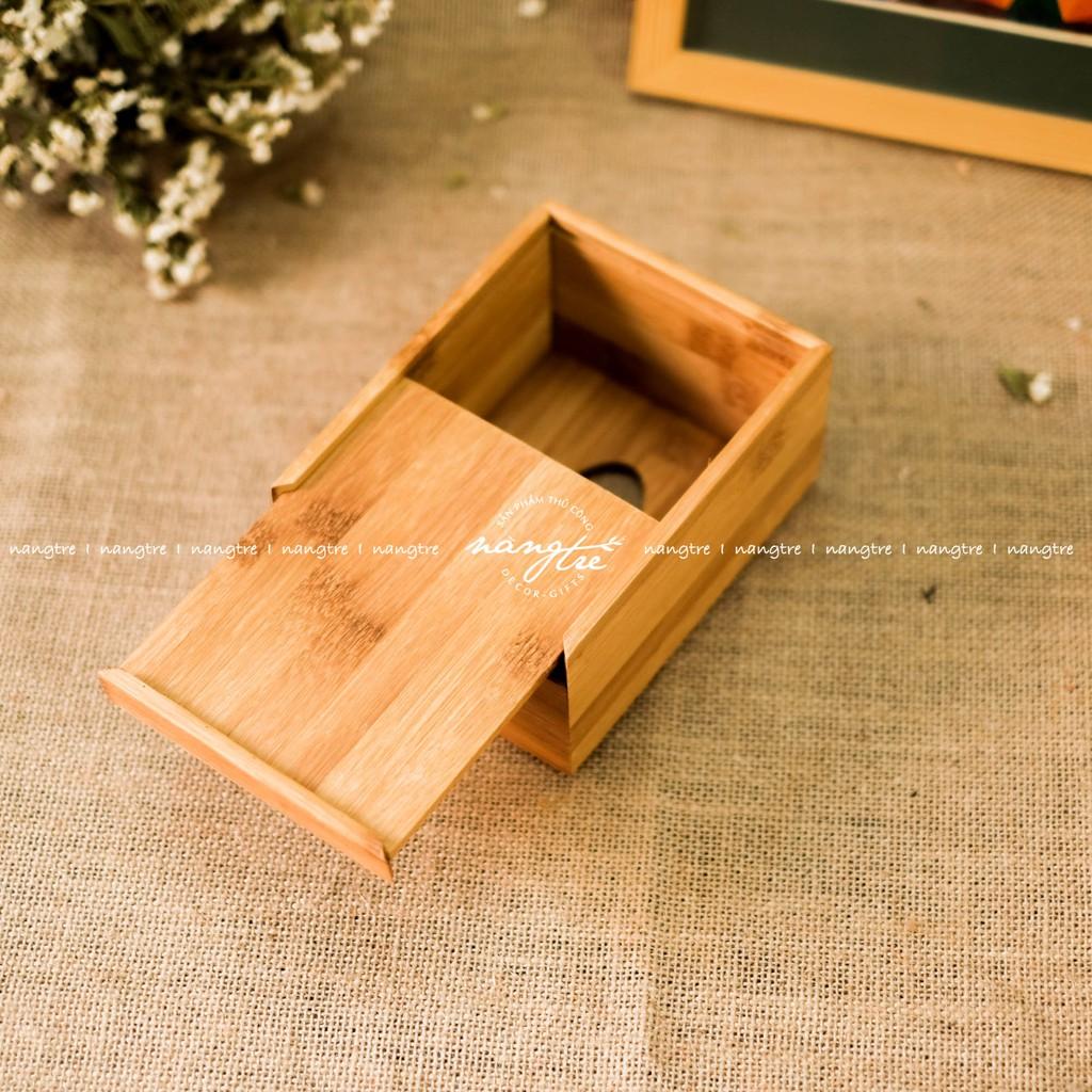 Hộp đựng khăn giấy bằng tre- Hộp tre khăn giấy - Bamboo tissue box