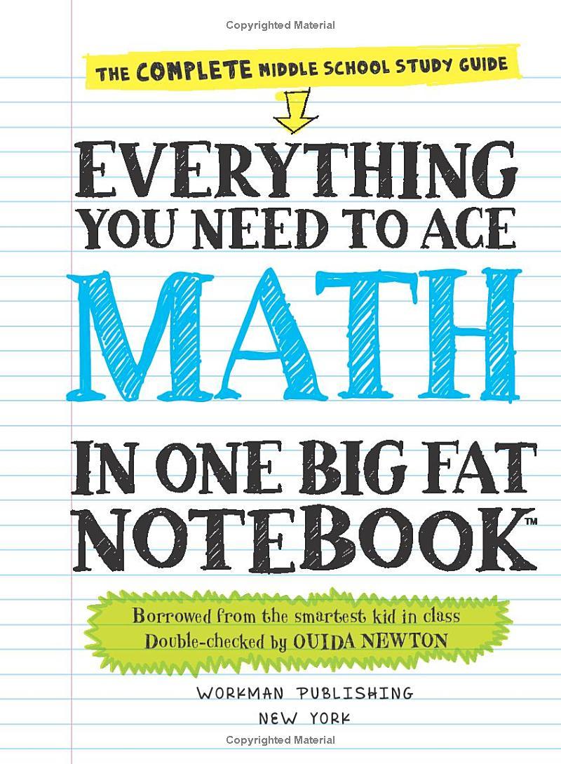 Everything You Need To Ace Math In One Big Fat Notebook