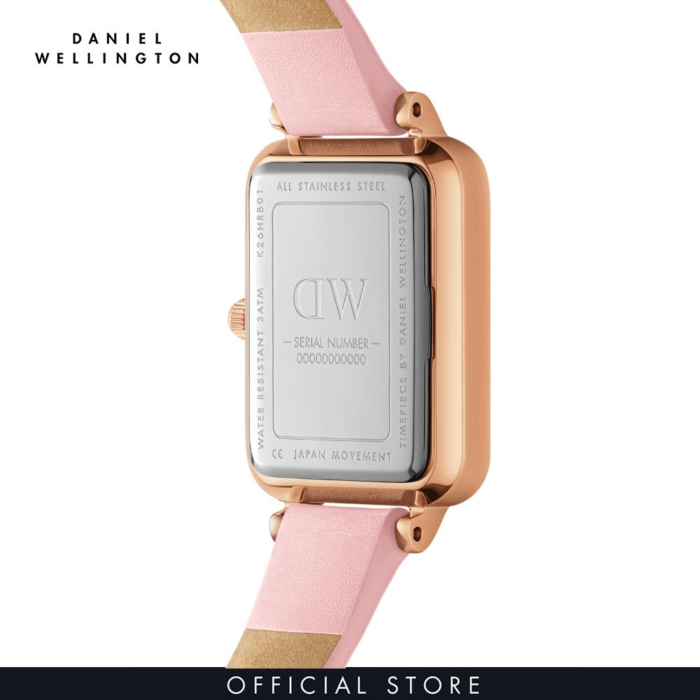 Đồng hồ Nữ Daniel Wellington Dây Da - Quadro 20X26MM DW00100636