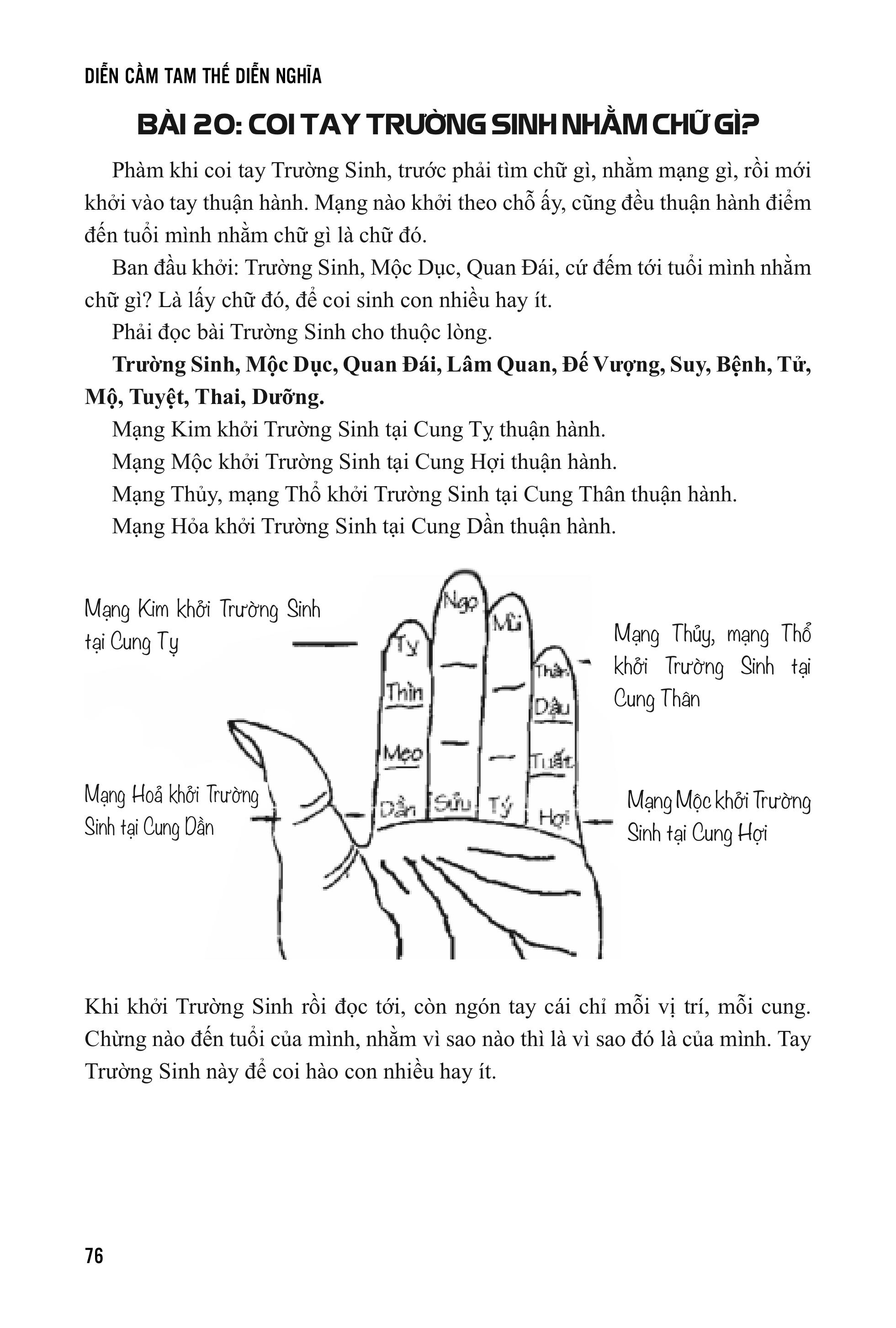 Sách - Diễn Cầm Tam Thế Diễn Nghĩa - Sách Tử Vi - Dương Công Hầu