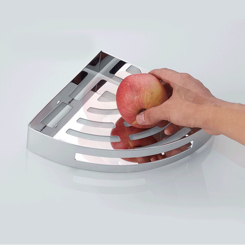 Kệ góc nhà tắm inox SUS 304 đựng dầu gội, sữa tắm,...