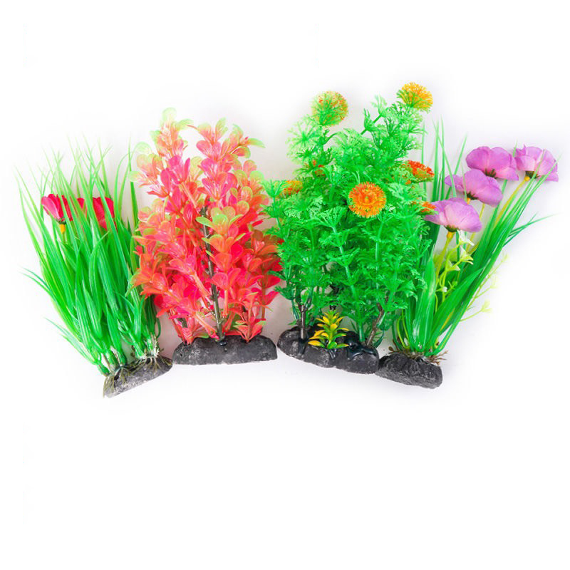 Cây Nhựa Trang Trí Bể Cá Cảnh Cực Đẹp 10cm