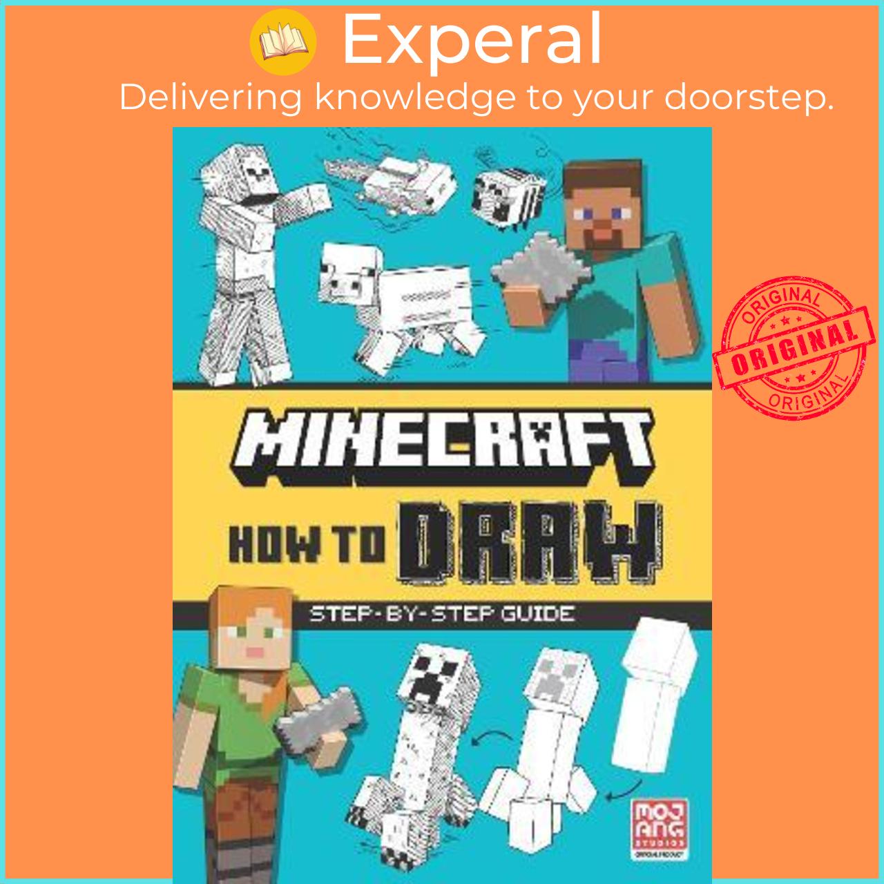 Sách - Minecraft How to Draw by Mojang Ab (UK edition, paperback)