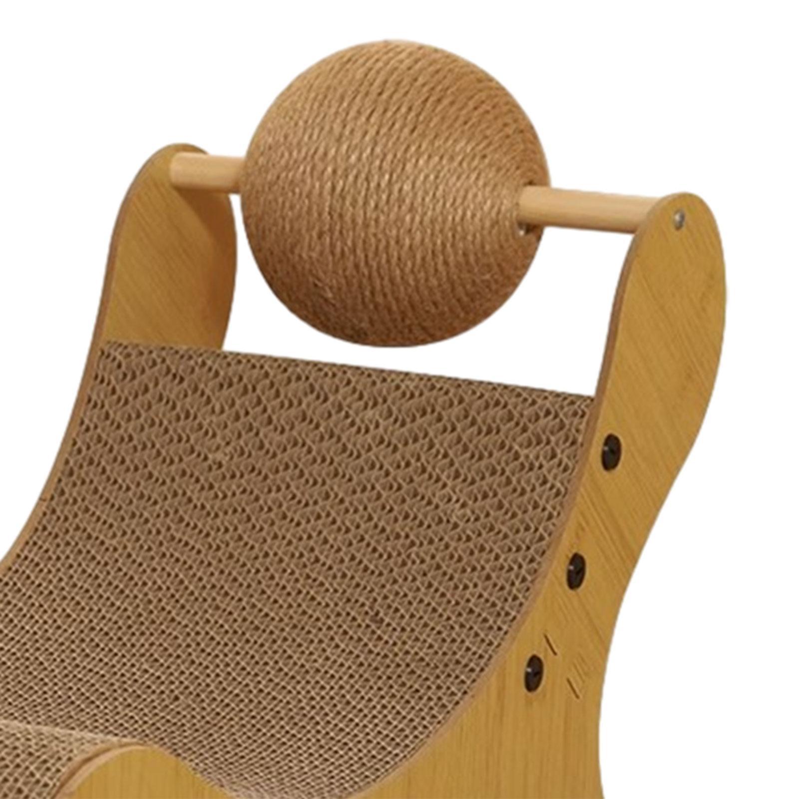 Cat Scratching with Sisal Cat Scratching Ball for Kitty Cardboard Lounge Bed