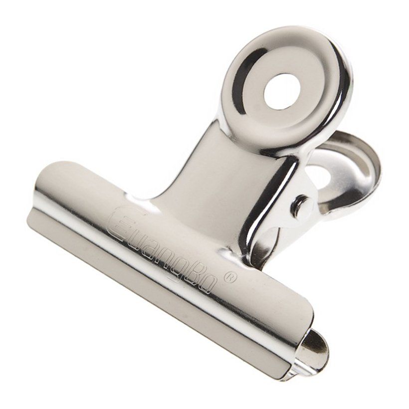 PJ5204 Kẹp inox 38 mm Guangbo (Vỉ 6 cái)