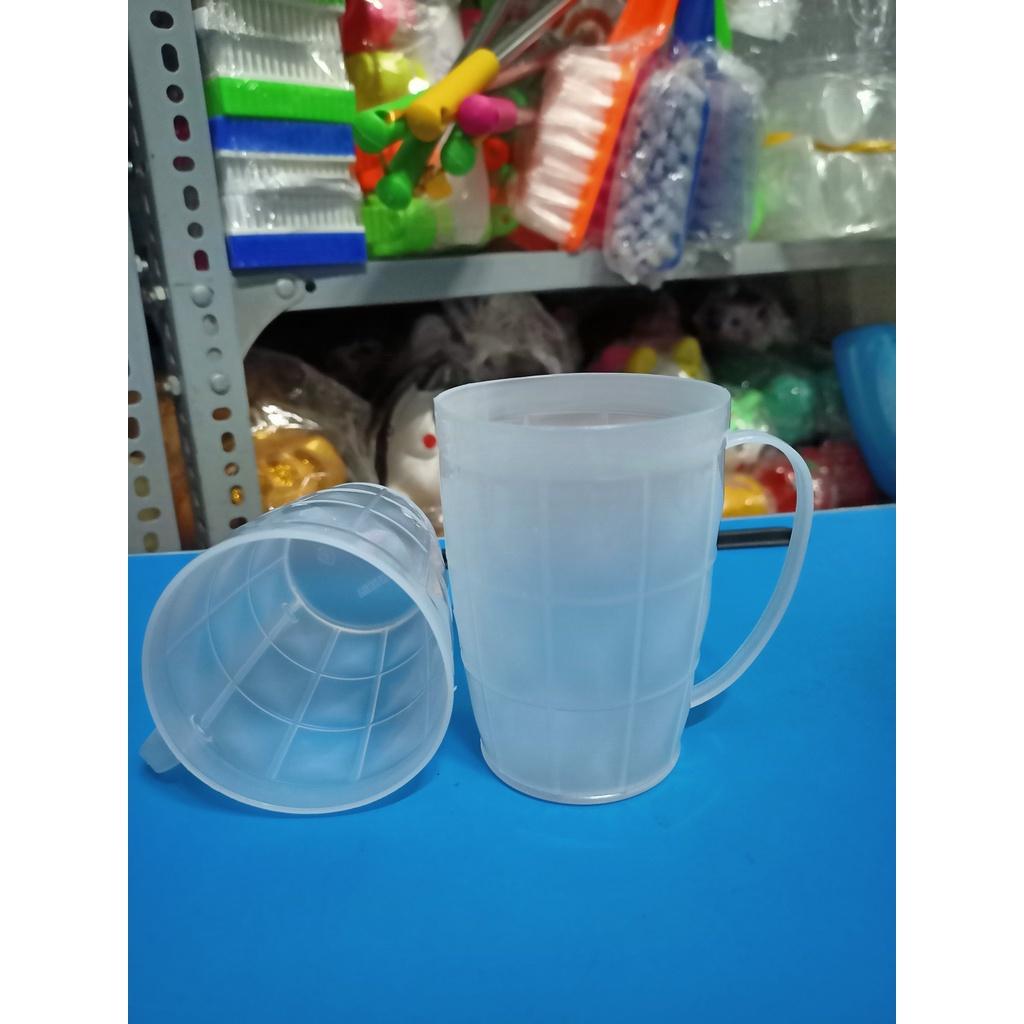 Ly thủy tinh cao cấp ly nhựa cốc uống bia có quai 410ml,425ml,380ml - loại đẹp