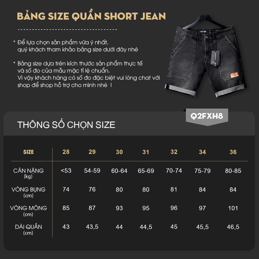 Quần Short Jean Nam Sutu Phong Cách Thanh Lịch Trẻ Trung Xu Hướng Mới Nhất Năm Nay | Q2FXH8 - Xanh