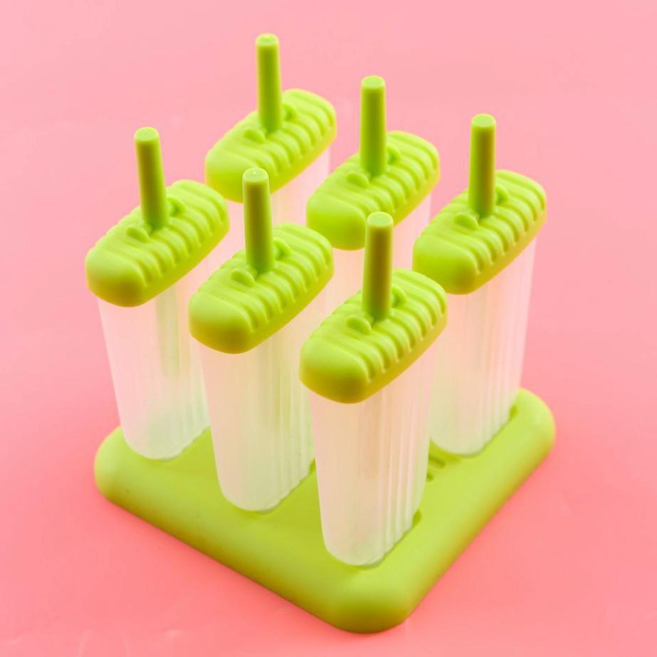 (Giá Tốt Nhất) KHUÔN KEM 6 QUE CAO CẤP