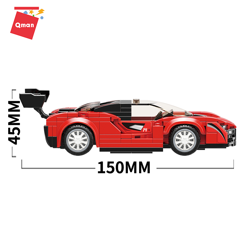 Đồ chơi xếp hình lắp ráp Qman - Các loại xe đua - Dành cho bé từ 6 tuổi