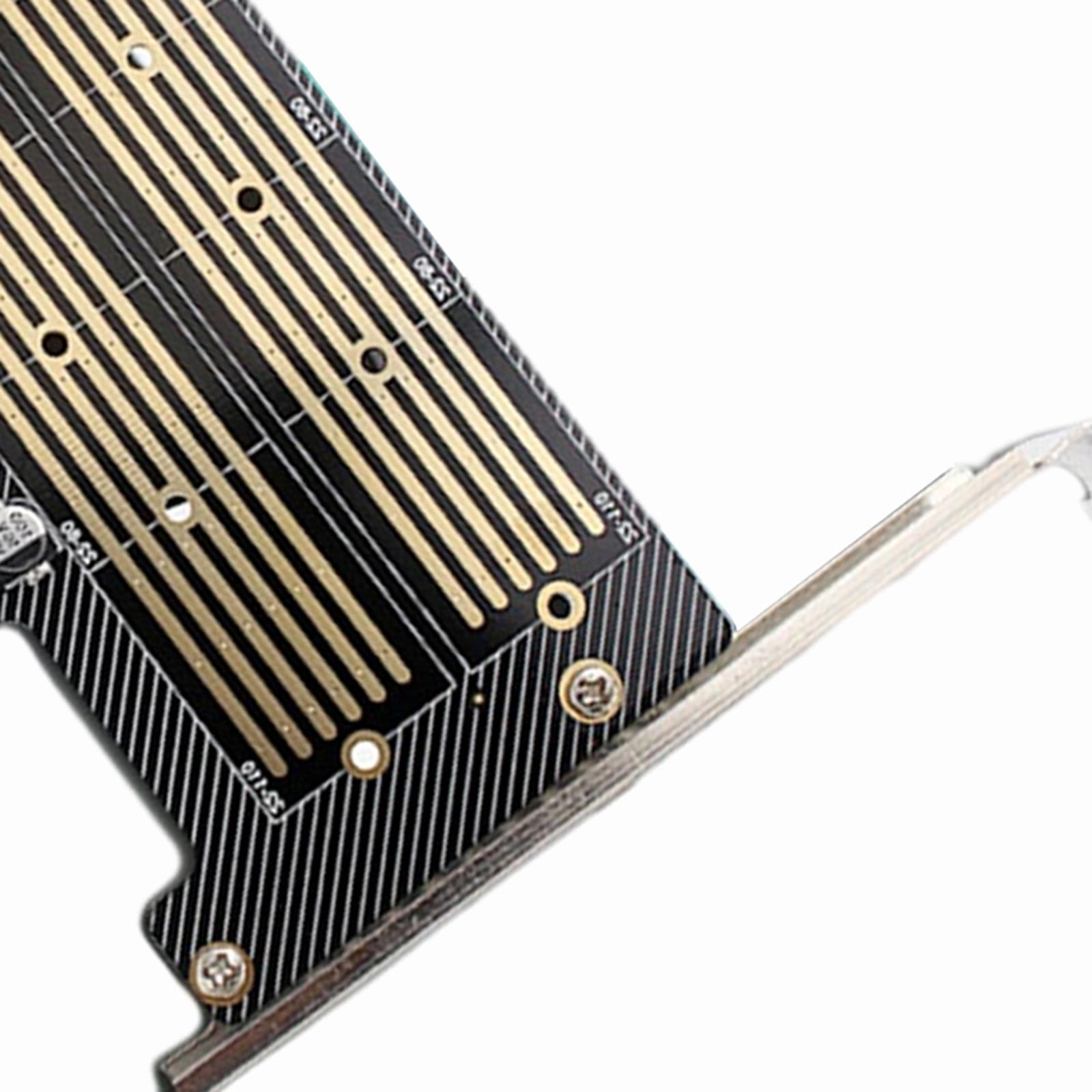 PCIe to M.2 NVME Adapter M.2 NVMe NGFF Converter for Desktop PC SSD 2280