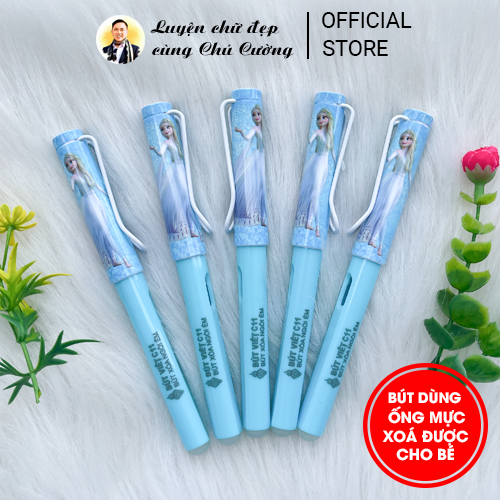 Bút Mực Xoá Được | Bút Mực chuyên dùng ống Mực Xoá | Bút Việt C11 mẫu Elsa