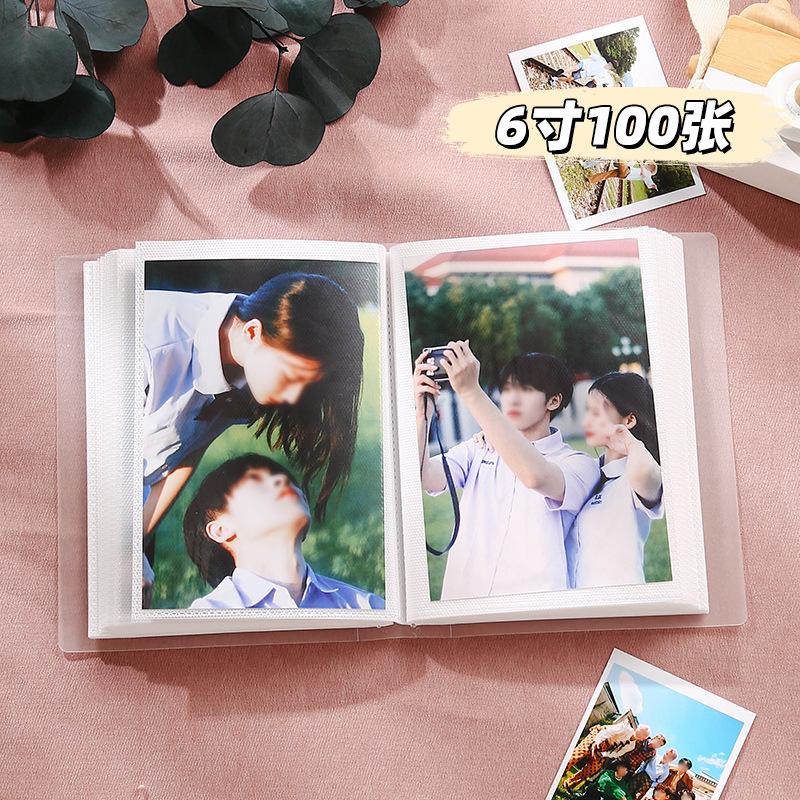 Thẻ nhỏ 3 inch phong cách mới nhất Polaroid album ảnh lưu trữ bưu thiếp sách xen kẽ Bộ sưu tập ảnh lưu trữ thẻ kỷ niệm 4 inch