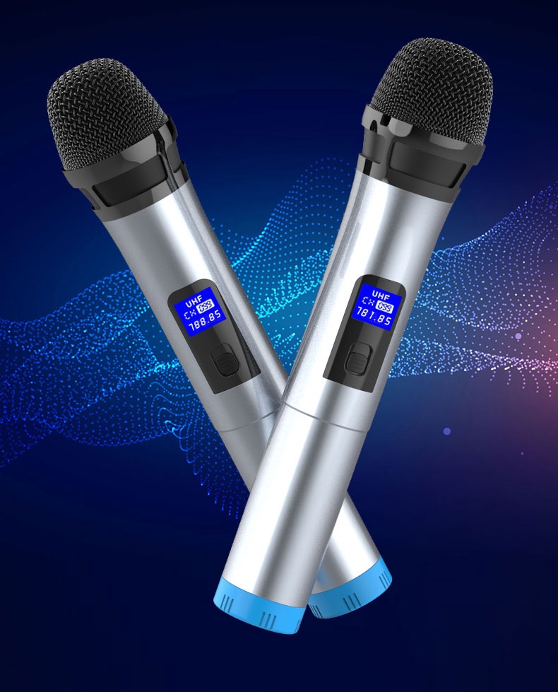 Loa thanh 5.1 nghe nhạc kết nối Bluetooth Amoi L9 Kèm 2 Micro karaoke không dây - Hàng nhập khẩu